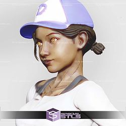 Clementine Telltale Walking Dead 3D Print Files