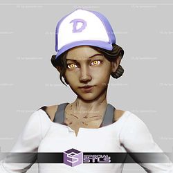 Clementine Telltale Walking Dead 3D Print Files