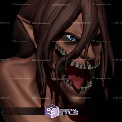 Eren Titan Basic Bust 3D Print Files