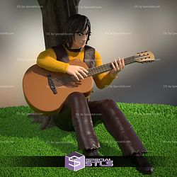 Guitarist under the tree 3D Print Files