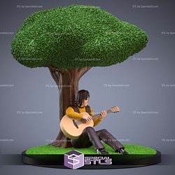 Guitarist under the tree 3D Print Files