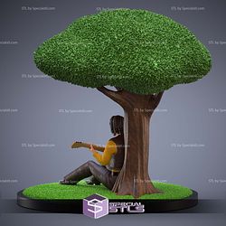 Guitarist under the tree 3D Print Files