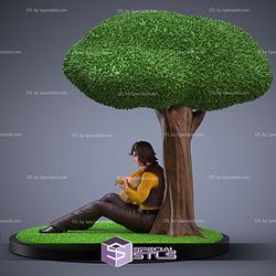 Guitarist under the tree 3D Print Files