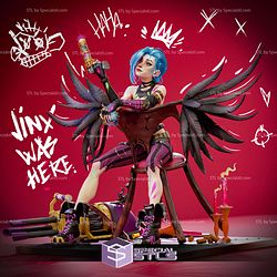 Jinx from the series Arcane 3D Print Files