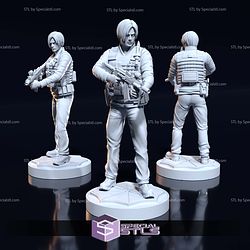 Leon Scott Kennedy 125mm 3D Print Files