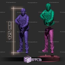 Leon Scott Kennedy 125mm 3D Print Files