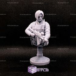 Leon Scott Kennedy Bust 3D Print Files