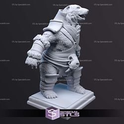 Polar Bear Warrior 3D Print Files