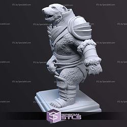 Polar Bear Warrior 3D Print Files