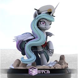 Pony Princess Battleship Celestia 3D Print Files