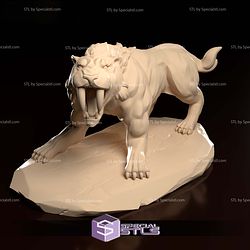 Saber Toothed Tiger 3D Print Files