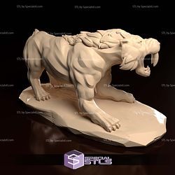 Saber Toothed Tiger 3D Print Files