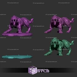 Saber Toothed Tiger 3D Print Files