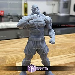 Sagat Basic Standing 3D Print Files