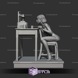 The Girl and 3D Printer Fanart 3D Print Files