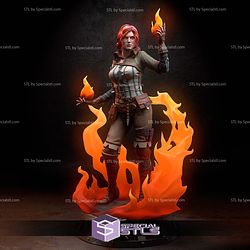 Triss Merigold Fire Elemental 3D Print Files