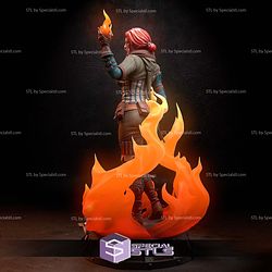 Triss Merigold Fire Elemental 3D Print Files