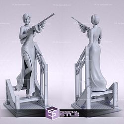 Ada Wong on Stair Resident Evil 3D Print Files