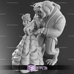 Beaty and the Beast No Split 3D Print Files