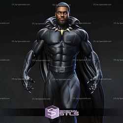 Black Panther on Panther Base 3D Print Files