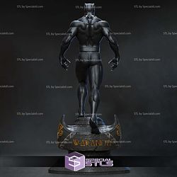 Black Panther on Panther Base 3D Print Files