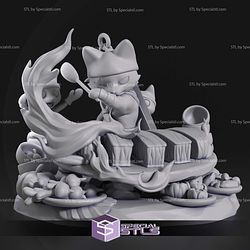 Chibi Meowscular Chef Monster Hunter 3D Print Files