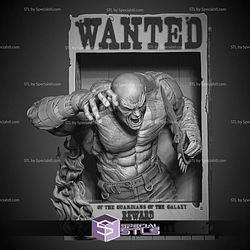 Drax Comics Poster Bust 3D Print Files