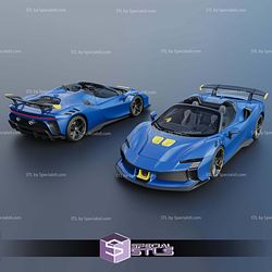 Ferrari SF90 XX Spider 3D Print Files