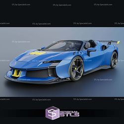 Ferrari SF90 XX Spider 3D Print Files