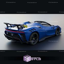 Ferrari SF90 XX Spider 3D Print Files