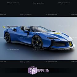 Ferrari SF90 XX Spider 3D Print Files