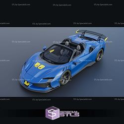 Ferrari SF90 XX Spider 3D Print Files