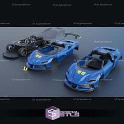 Ferrari SF90 XX Spider 3D Print Files