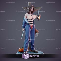 Halloween Girl and Michael Myers Head 3D Print Files