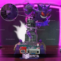 Lavender Tower Gengar 3D Print Files