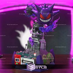 Lavender Tower Gengar 3D Print Files