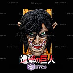 Magnet Decoration Eren Titan 3D Print Files