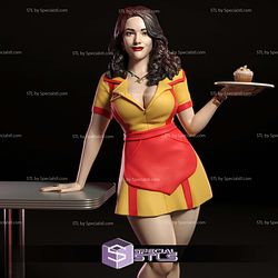 Max Black Two Broke Girls 3D Print Files