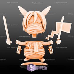 Mikasa Cosplay Pikachu 3D Print Files