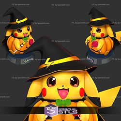 Pikachu Witch 3D Print Files