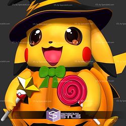 Pikachu Witch 3D Print Files