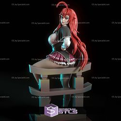 Rias Gremory Sitting 3D Print Files