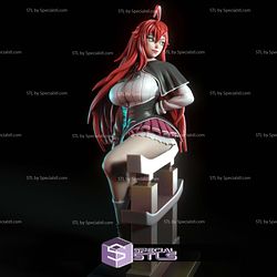 Rias Gremory Sitting 3D Print Files