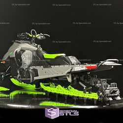 SkeeRide 2 RC Snowmobile 3D Print Files