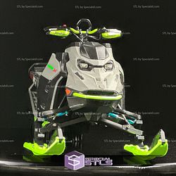 SkeeRide 2 RC Snowmobile 3D Print Files