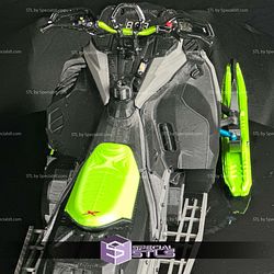 SkeeRide 2 RC Snowmobile 3D Print Files