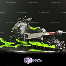 SkeeRide 2 RC Snowmobile 3D Print Files