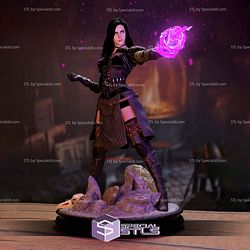 Yennefer The Witcher 1-4 Scale 3D Print Files