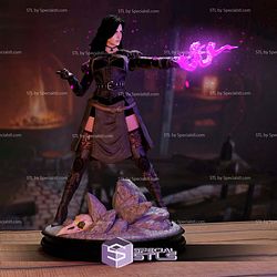 Yennefer The Witcher 1-4 Scale 3D Print Files