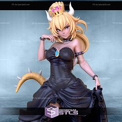 Bowsette Black Dress 3D Print Files